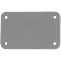 Лейбл из ПВХ Kreta, S, серый