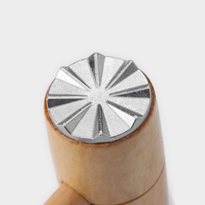 Молоток для мяса Доляна &laquo;Русская душа&raquo;, 26&times;9,5 см, цвет бежевый