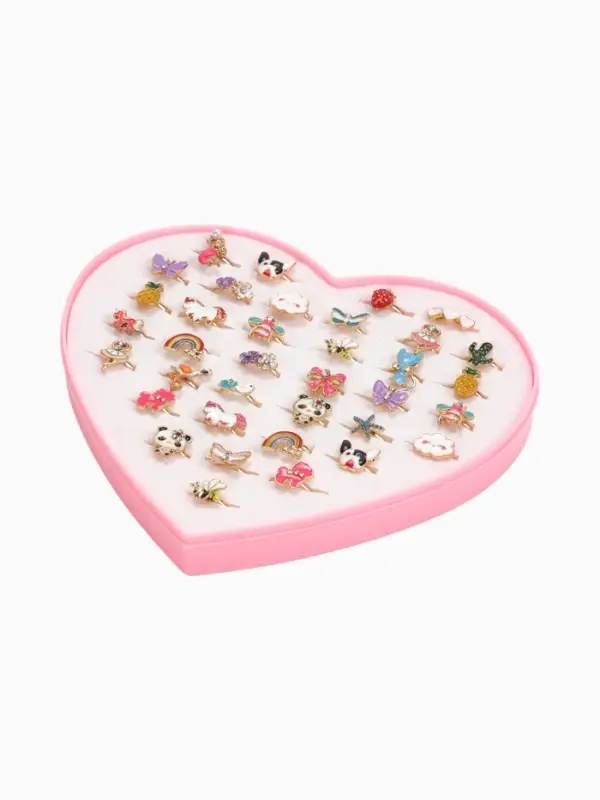 Кольцо детское &laquo;Приключение&raquo;, форма МИКС, цветное, безразмерное