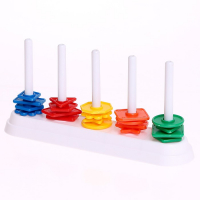 Обучающий набор &laquo;Умная пирамидка&raquo;, звенья, задания, основа, по методике Монтессори