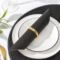 Кольцо для салфетки &laquo;Лоза&raquo;, 4,5&times;2,5 см, цвет золотой