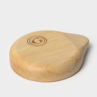 Подставка под ложку, 11,5×13,5×2,5 см, гевея Подставка под ложку, 11,5×13,5×2,5 см, гевея