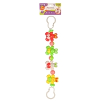 Растяжка на коляску/кроватку &laquo;Зайки&raquo;, 4 игрушки, Крошка Я