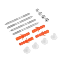 Комплект крепления унитаза к полу, 4 шпильки Комплект крепления унитаза к полу, 4 шпильки