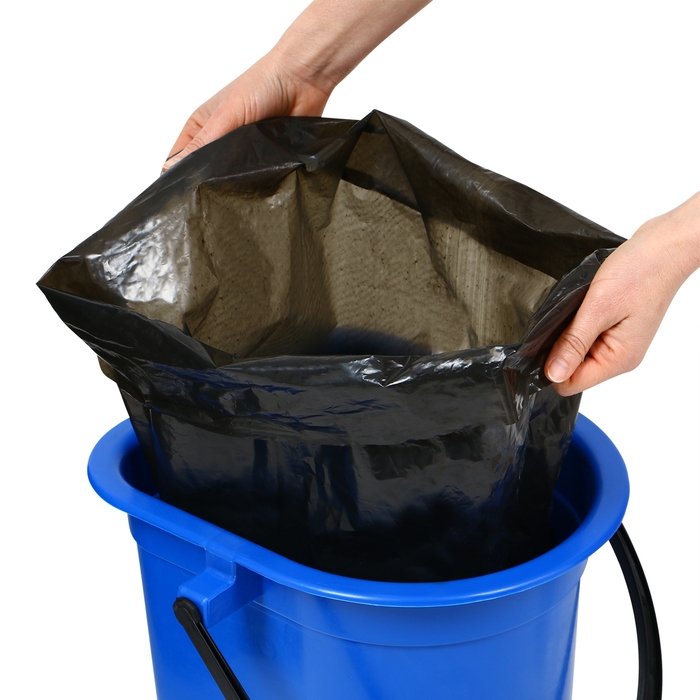 Мешок для ведра-туалета, 35 &times; 30 &times; 70 см, 50 мкм, в наборе 10 шт.