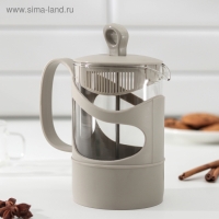 Френч-пресс «Арабика», 660 мл, цвет серый Френч-пресс «Арабика», 660 мл, цвет серый