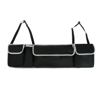 Органайзер в багажник автомобиля, ткань оксфорд, 90&times;25&times;12 см, черный