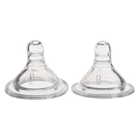 Соска на бутылочку, антиколиковая, от 3 мес., широкое горло, Baby 1, средний поток, Ø50 мм., 2 шт. Соска на бутылочку, антиколиковая, от 3 мес., широкое горло, Baby 1, средний поток, Ø50 мм., 2 шт.