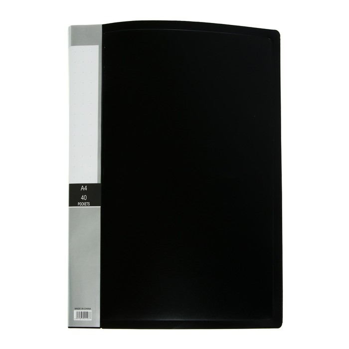 Папка с 40 вкладышами Calligrata А4, 400мкм, МИКС