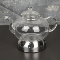 Подставка-подогрев из нержавеющей стали, 13,5&times;6,5 см, нержавеющая сталь