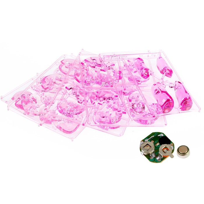 3D пазл &laquo;Мишка&raquo;, кристаллический, 41 деталь, цвета МИКС