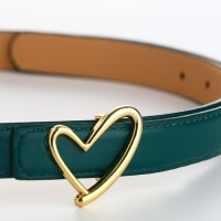 Ремень женский, ширина 2,2 см, пряжка металл, цвет зелёный Ремень женский, ширина 2,2 см, пряжка металл, цвет зелёный