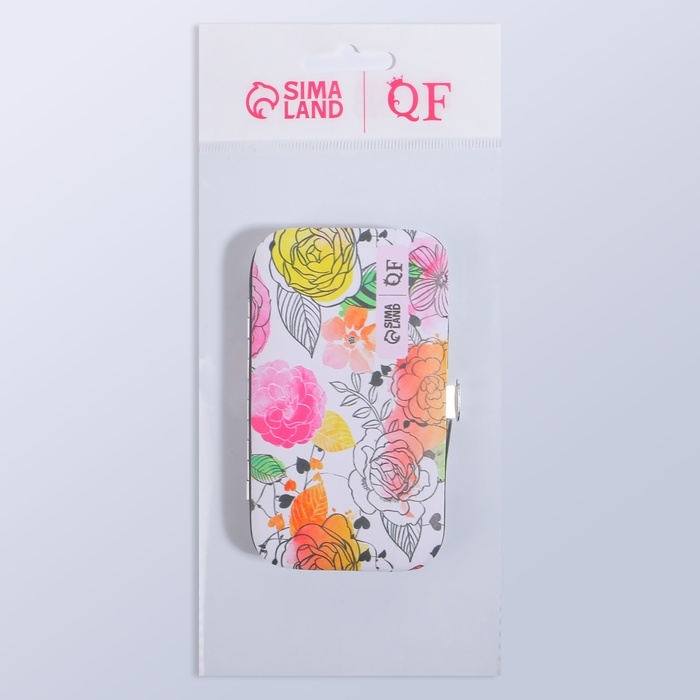 Набор маникюрный «Цветочный сад», 6 предметов, разноцветный Набор маникюрный «Цветочный сад», 6 предметов, разноцветный