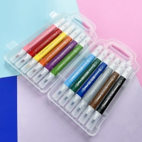 Фломастеры-кисточки 12 цветов BLACK EXCELLENCE, в пластиковом пенале, МИКС Фломастеры-кисточки 12 цветов BLACK EXCELLENCE, в пластиковом пенале, МИКС