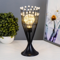 Ночник "Кубок" LED от батареек ААА чёрный 10х10х26,5 см RISALUX Ночник "Кубок" LED от батареек ААА чёрный 10х10х26,5 см RISALUX