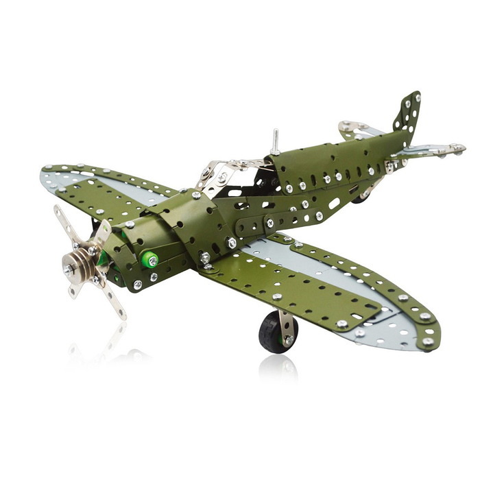 Конструктор металлический &laquo;Самолёт бомбардировщик&raquo;, 258 деталей