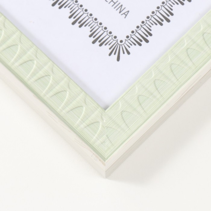 Фоторамка пластик формат А4 "Муза" мятная 32,5х23,8х1,1 см