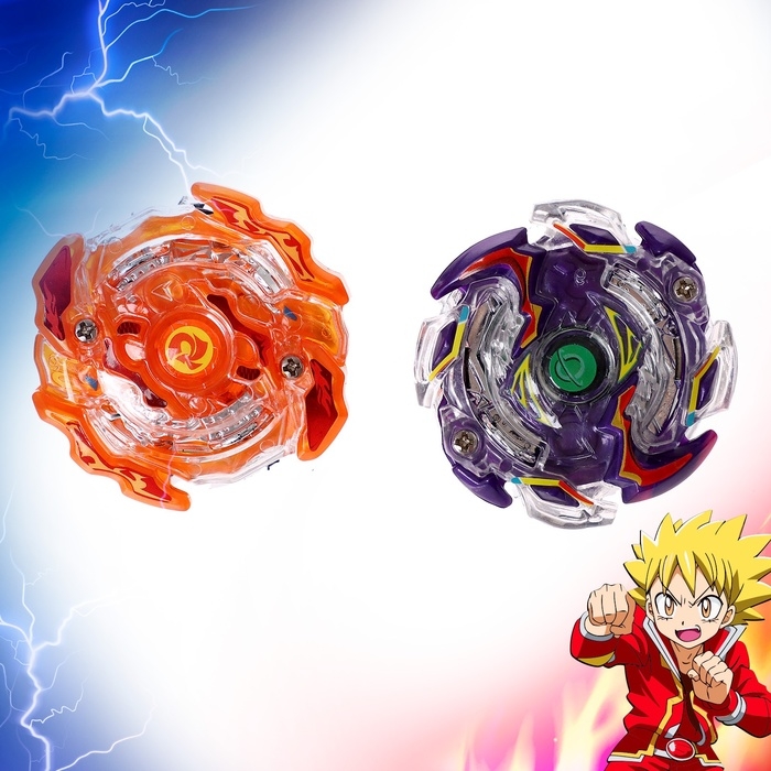 Набор боевых волчков «Арена сражения», 2 волчка, арена, 2 запуска, цвет МИКС Набор боевых волчков «Арена сражения», 2 волчка, арена, 2 запуска, цвет МИКС