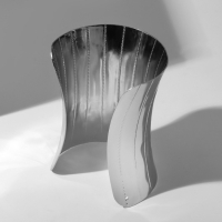 Браслет &laquo;Манжета&raquo; конус, цвет серебро