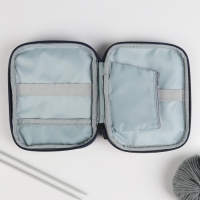 Пенал для вязания &laquo;Жар-птица&raquo;, 2 отделения, 17,5 &times; 14 &times; 4 см