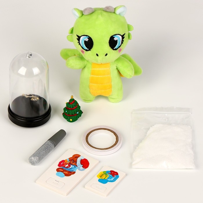 Набор для творчества 2 в 1 &laquo;Ночник + игрушка&raquo; Дракон, мишка