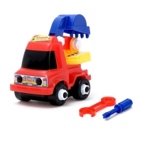 Пластмассовый конструктор &laquo;Стройтехника&raquo;, 20 деталь, МИКС