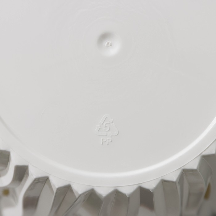 Кашпо для цветов со вставкой &laquo;Форест&raquo;, 3 л, цвет бело-чёрный