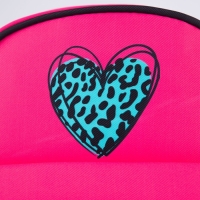 Рюкзак детский для девочки текстильный &laquo;Сердечко&raquo;, 27х23х10 см