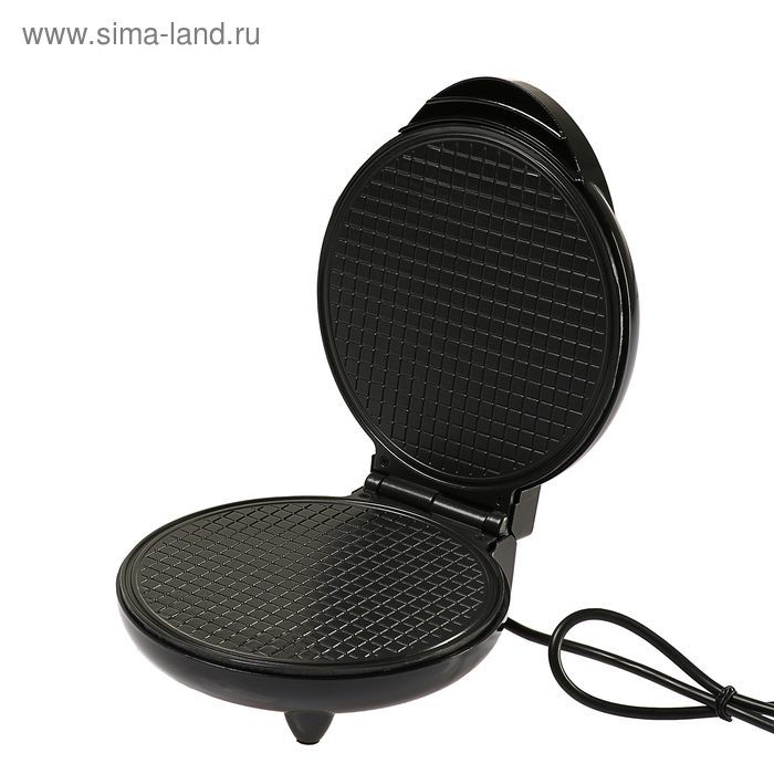 Электровафельница Galaxy GL 2951, 1200 Вт, тонкие вафли, антипригарное покрытие, чёрная Электровафельница Galaxy GL 2951, 1200 Вт, тонкие вафли, антипригарное покрытие, чёрная