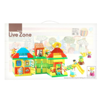 Конструктор «Двухэтажный дом», 2 варианта сборки, 175 деталей Конструктор «Двухэтажный дом», 2 варианта сборки, 175 деталей