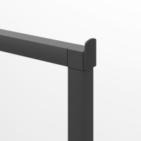 Вешало напольное без выноса 60×50×150 см, цвет чёрный Вешало напольное без выноса 60×50×150 см, цвет чёрный