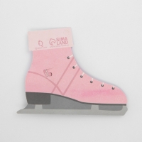 Новый год! Брошь &laquo;Конёк&raquo; фигурный, цвет белый в серебре