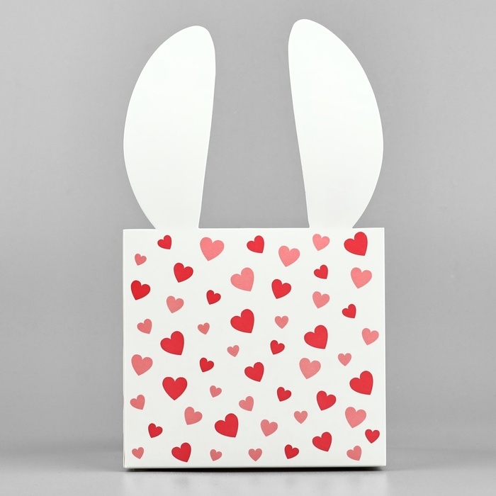 Коробки для мини букетов «Зайка», 12 × 20 × 10 см Коробки для мини букетов «Зайка», 12 × 20 × 10 см