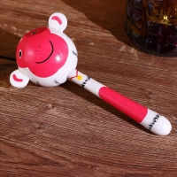 Сувенирный музыкальный инструмент Маракас "Обезьянка" дерево 22 см