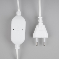 Гирлянда &laquo;Нить&raquo; 10 м роса, IP44, медная нить, 100 LED, свечение зелёное, мерцание, 220 В