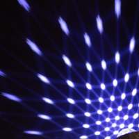 Световой прибор &laquo;Мини диско-шар&raquo; 8 см, автоматическая смена цвета, свечение RGB, 5 В