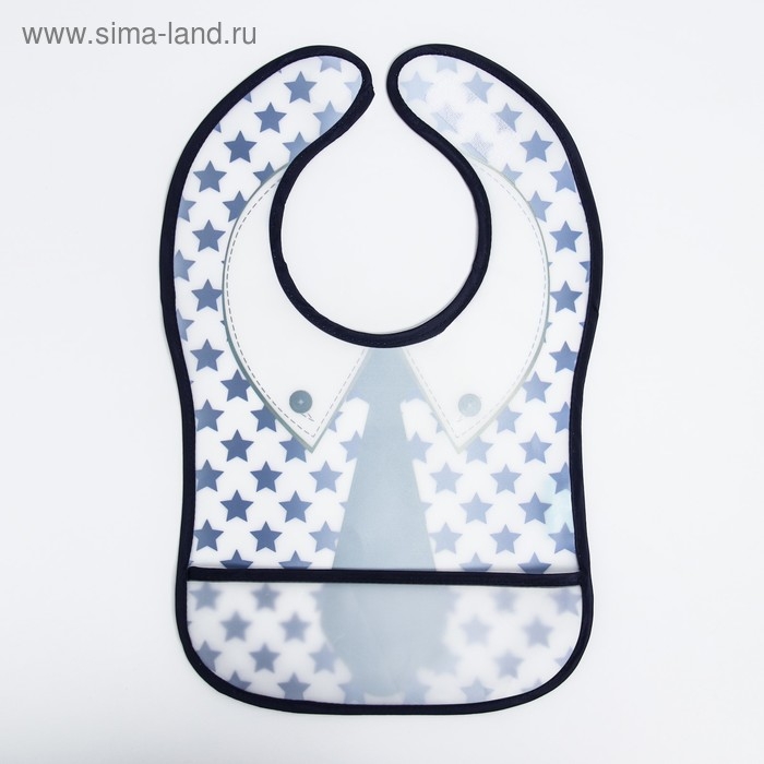 Нагрудник для кормления &laquo;Лучший сын&raquo; непромокаемый на липучке, с карманом