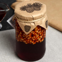 Кедровый орех в сосновом сиропе &laquo;Таёжный тайник&raquo;, 420 г