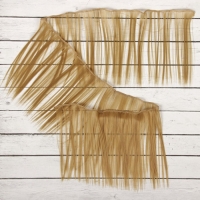 Волосы - тресс для кукол &laquo;Прямые&raquo; длина волос: 15 см, ширина:100 см, цвет № 16