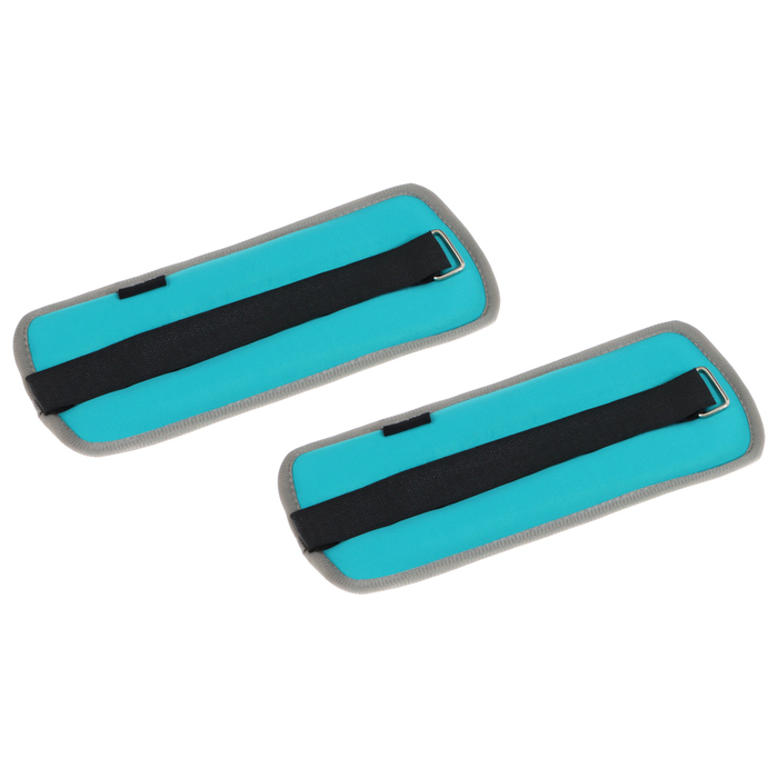 Утяжелители неопреновые ONLYTOP, 2 шт. х 0,5 кг, цвет мятный