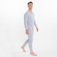 Комплект термо мужской (фуфайка, кальсоны) цвет серый меланж, р-р 50-52