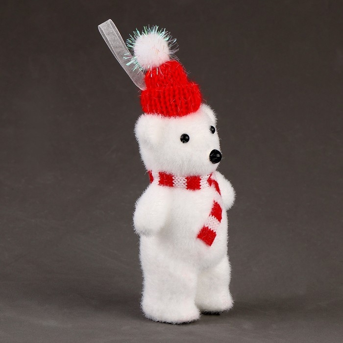 Игрушка из пенопласта &laquo;Мишка в шапке&raquo;, 16 см