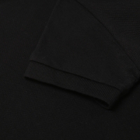 Футболка детская поло MINAKU: Basic line цвет черный, рост 98