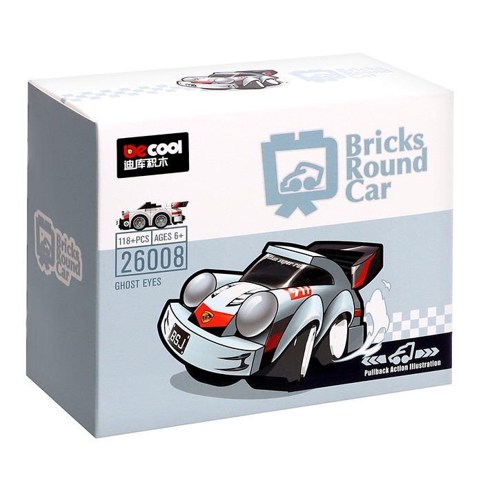 Конструктор инерционный &laquo;Спорткар&raquo;, 118 деталей