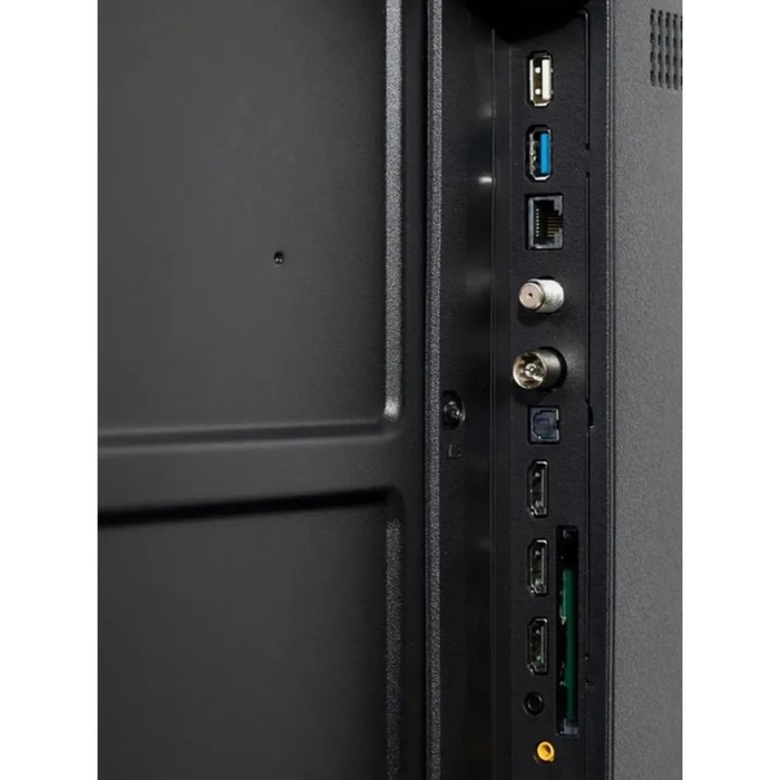 Телевизор VESTA 50V3500, 50", 3840x2160, DVB-T2/C/S2, HDMI 3, USB 2, Smart TV, чёрный