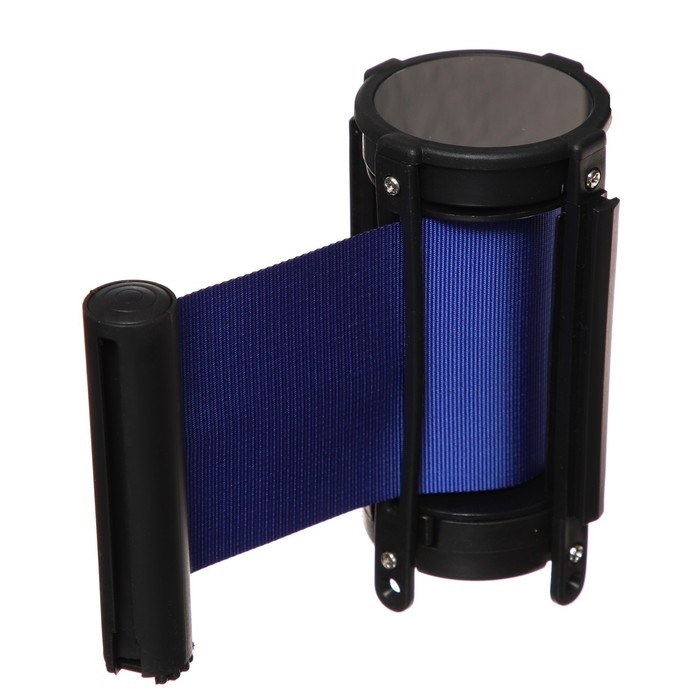 Кассета с вытяжной лентой-180см, синяя, высота-13см, ширина 6.6см, ширина ленты-80мм Кассета с вытяжной лентой-180см, синяя, высота-13см, ширина 6.6см, ширина ленты-80мм