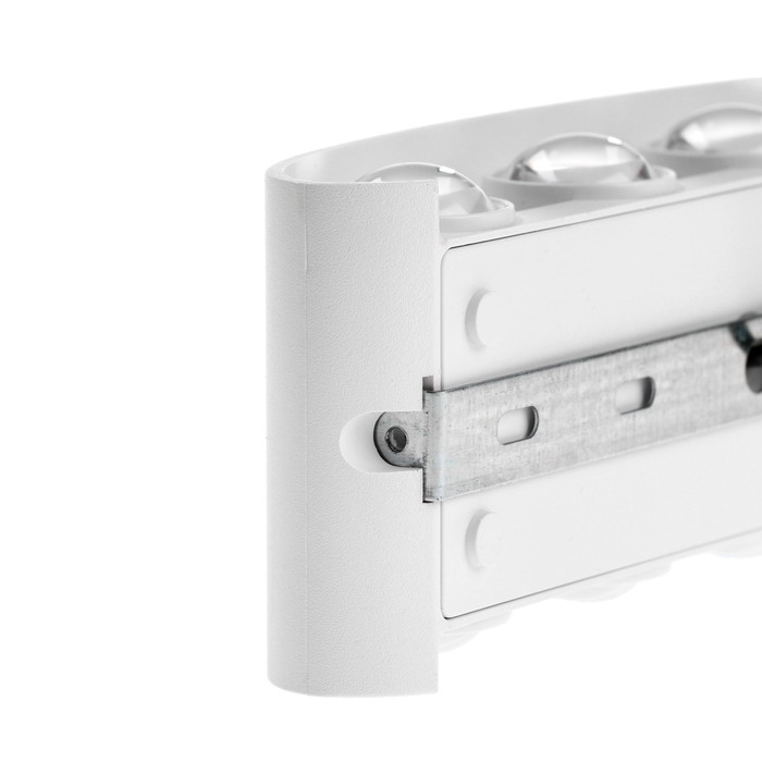 Светильник фасадный &laquo;Полусфера&raquo;, FSD-067, 8 Вт, 3000К, 4 луча, IP65, 220 В, пластик, белый   1008421