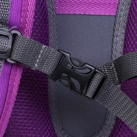 Рюкзак каркасный школьный 38 х 30 х 16 см, эргономичная спинка, Stavia "Котик 3D", сиреневый