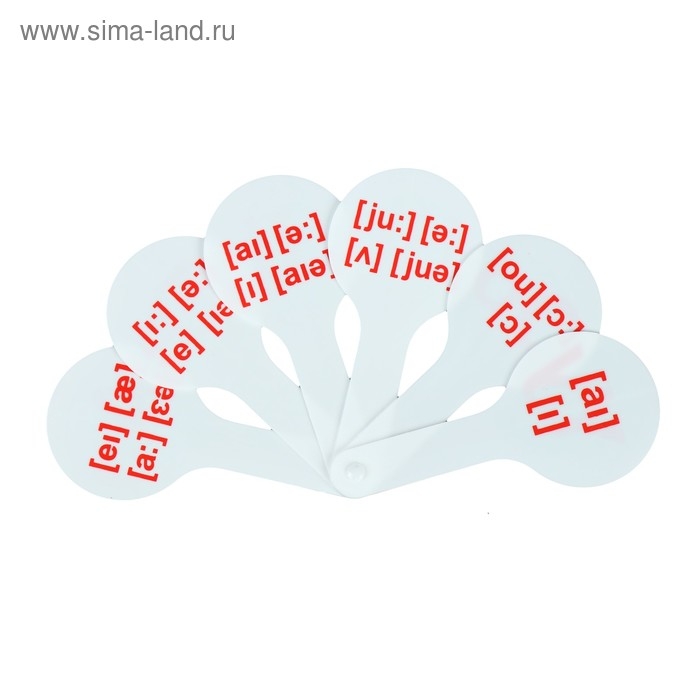 Веер-касса, английские гласные буквы, Calligrata, пакет с европодвесом Веер-касса, английские гласные буквы, Calligrata, пакет с европодвесом