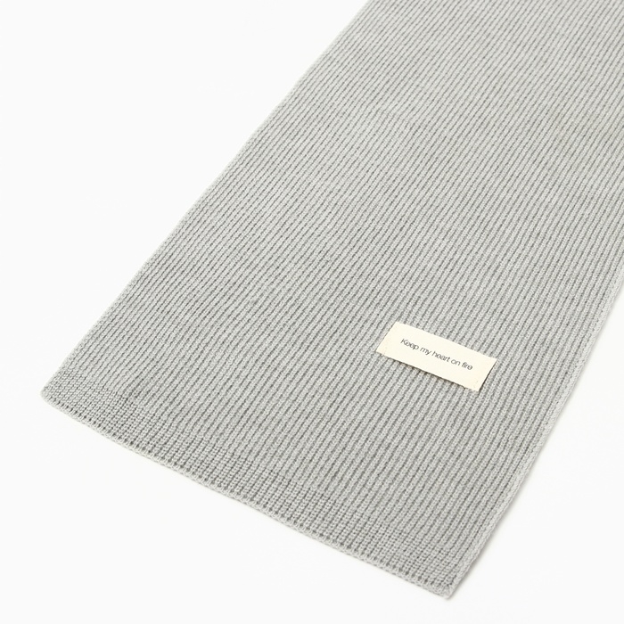 Шарф женский MIST, светло-серый, 21*140 см Шарф женский MIST, светло-серый, 21*140 см